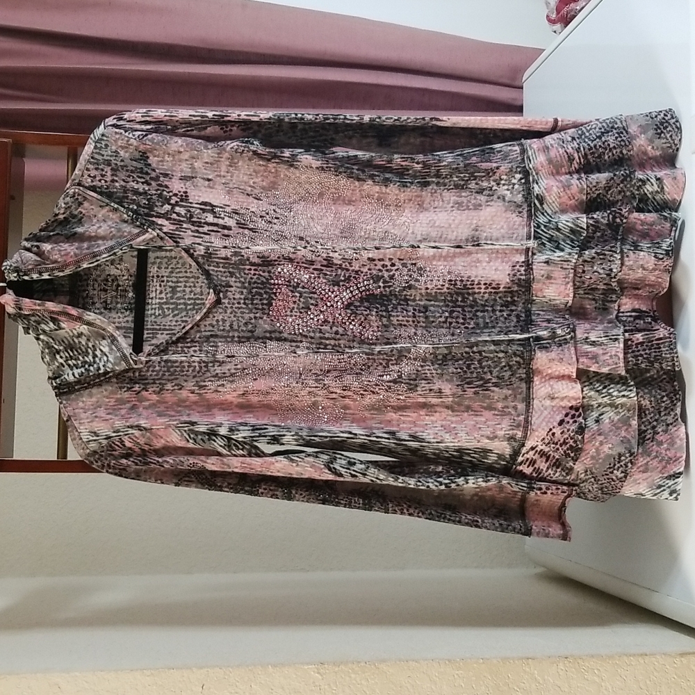 Multicolored pullover top - Picture 2 of 4